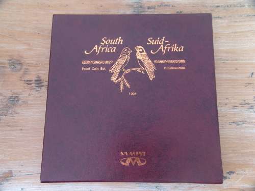 SA Mint, SAM short proof coin Set in original SAM box, 1994 (intoduction of R5 coin), Mint condition
