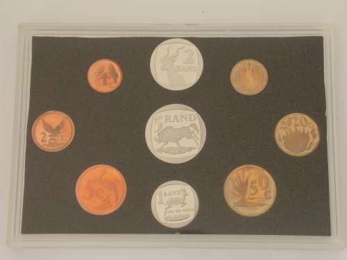 SA Mint, SAM short proof coin Set in original SAM box. 1995 - mint condition