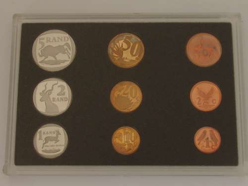 SA Mint, SAM short proof coin Set in original SAM box. 1997 - mint condition