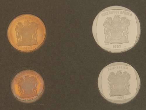 SA Mint, SAM short proof coin Set in original SAM box. 1997 - mint condition