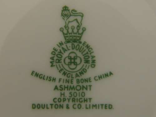 Vintage Royal Doulton Saucer, Ashmont ***No reserve auction Now On at port no.5***