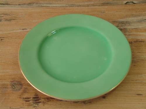Vintage Paramount porcelain Trio, green