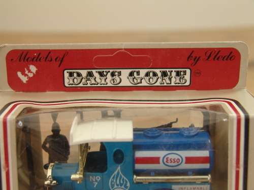 Lledo days gone, collectable die cast scale model car, Esso petrol truck with figurines, mint in box