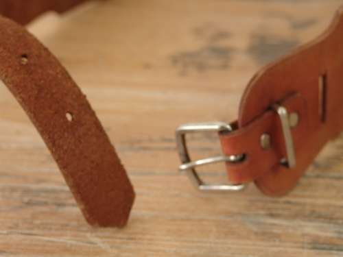 Genuine leather ammo Belt - 100cm long