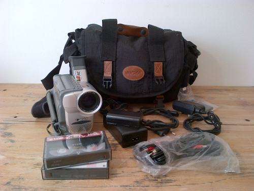 Vintage Canon G1500 Video recorder with accessories, excellent working condition