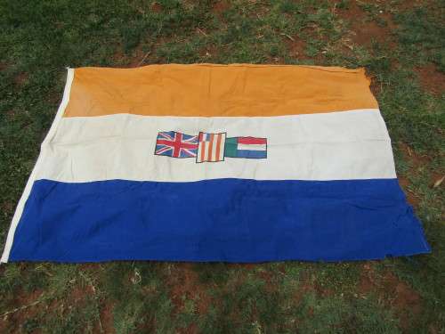 Old South African Flag, original, large 1,7m x 1,2m