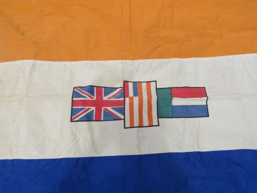 Old South African Flag, original, large 1,7m x 1,2m