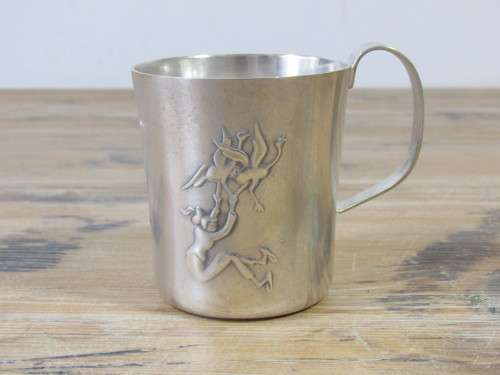 Vintage silver plated cup, stamped **No reserve auction Now On at Port no.5**