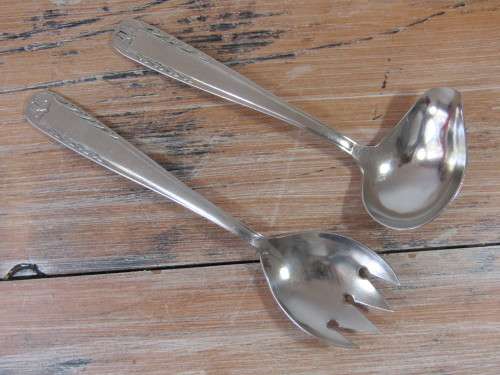Elkinton silver plated serving set (2)