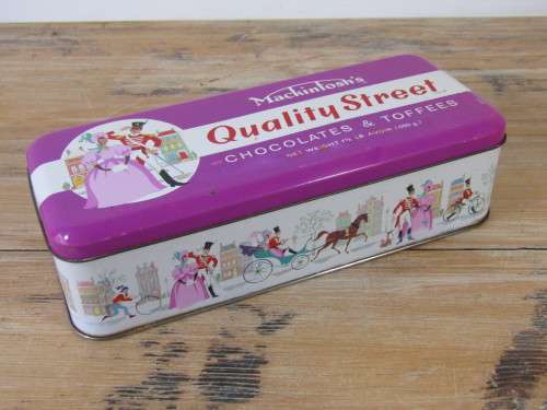 Mackintosh's Quality street chocolates and toffees Tin, 26cm x 11cm x 6.5cm