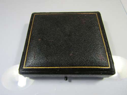 Masonic free Mason HM silver and gilded Medal, original box, excellent condition