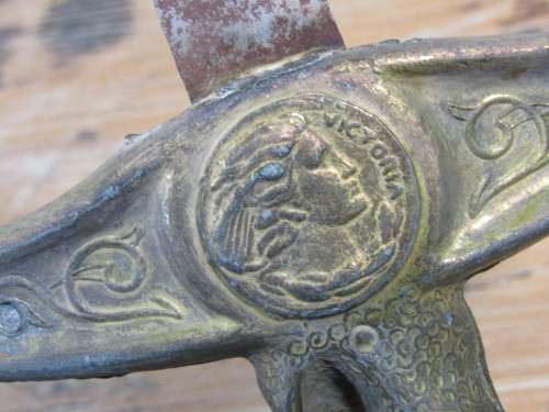 Masonic free Mason ceremonial Sword, cast iron and metal, 98cm long, others available