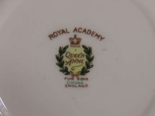 Rare Royal Academy signed Queen Anne fine bone China Duo, others available