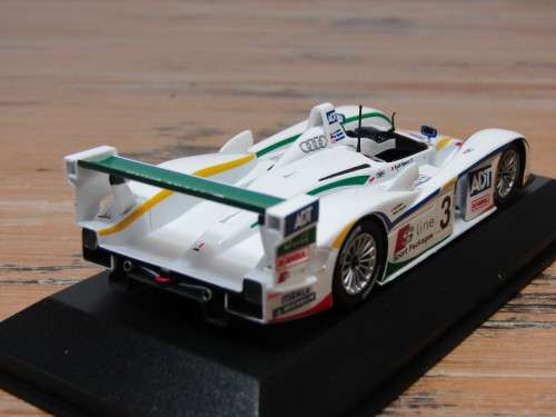 Collectable metal die cast scale model car, Minichamps Audi R8 24h Le Mans '05,1:43, mint in box