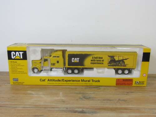 Collectable metal die cast scale model, Boxed CAT Attitude / Experience Mural Truck, 1:50, mint