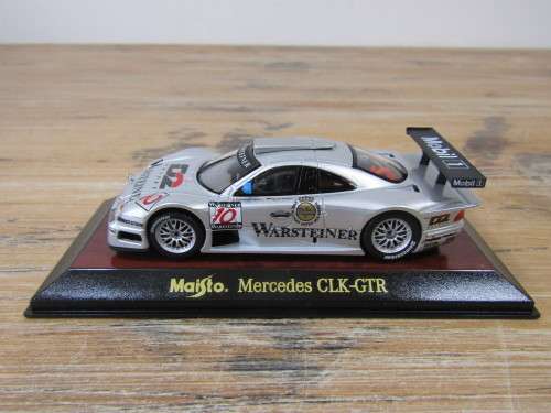 Collectable metal die cast scale model car, Maisto Mercedes CLK-GTR ,1:43, mint in box