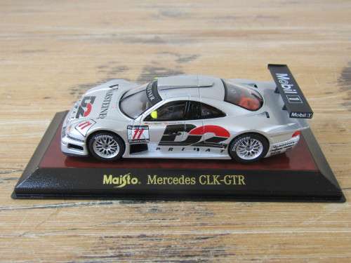 Collectable metal die cast scale model car, Maisto Mercedes CLK-GTR ,1:43, mint in box