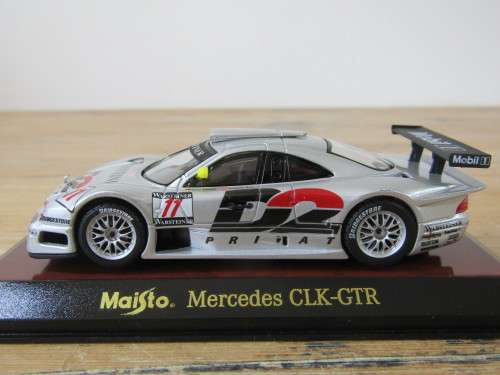 Collectable metal die cast scale model car, Maisto Mercedes CLK-GTR ,1:43, mint in box