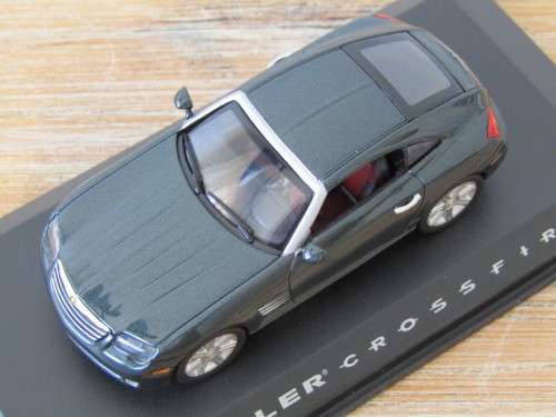 Collectable metal die cast scale model car, Norev Crysler Crossfire,1:43, mint in double box