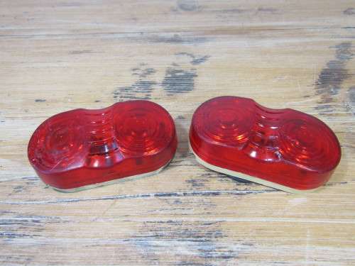 Set of two old rear lights