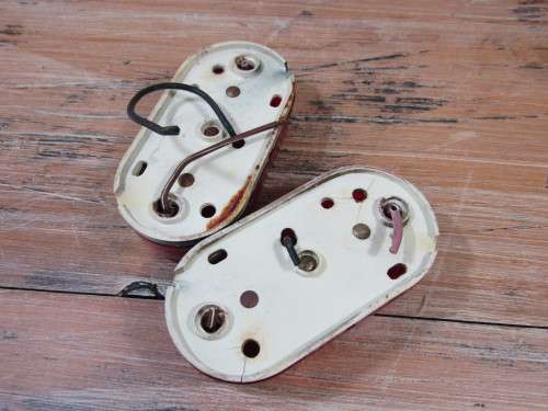 Set of two old rear lights