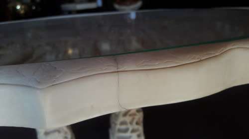 Rare Ivorine Chinese Detailed Willow - Emperor's Table signed