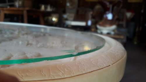 Rare Ivorine Chinese Detailed Willow - Emperor's Table signed