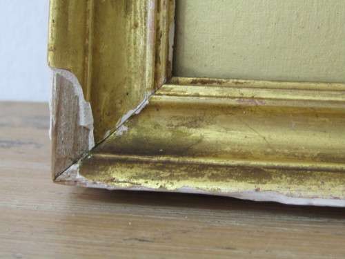 W. Carter original water colour on paper, "Beehives in English garden", 19th century, 36cm x 25cm