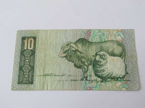 Old SA R10 Bank note, Gerhard de Kock, CK series, excellent condition