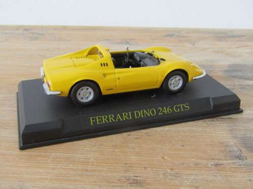 Collectable Metal die cast scale model, Ferrari Collection 1:43 with manual, #7 - 246 Dino GTS