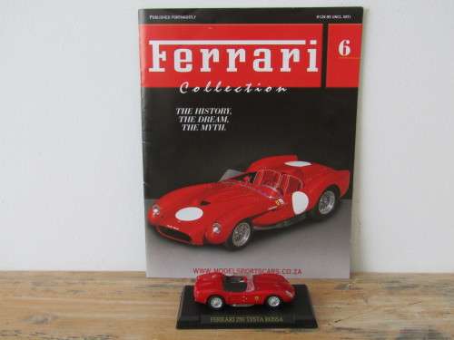 Collectable Metal die cast scale model, Ferrari Collection 1:43 with manual, #6 - 250 Testa Rossa