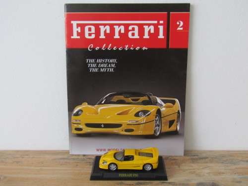 Collectable Metal die cast scale model, Ferrari Collection 1:43 with manual and Poster, #2 - F50