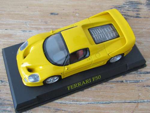 Collectable Metal die cast scale model, Ferrari Collection 1:43 with manual and Poster, #2 - F50