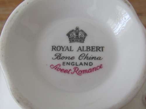 Royal Albert Sweet Romance Trio, excellent condition, 1st quality