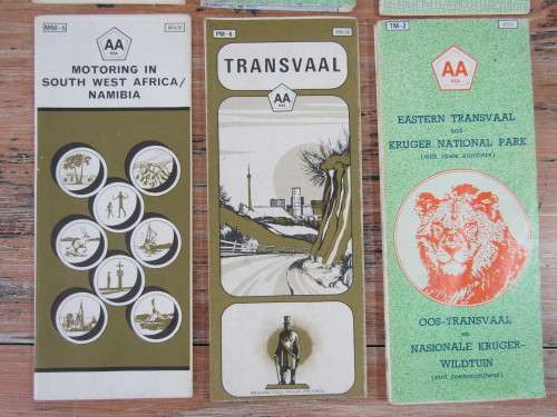 Lot of 6 AA maps, as per pics