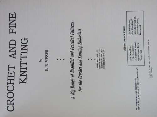 Lot of two Knitting and Crochet books, hard cover