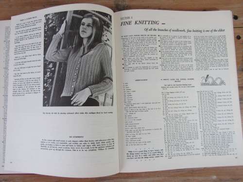 Lot of two Knitting and Crochet books, hard cover