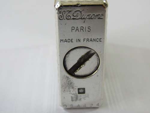 Vintage silver ST Dupont Lighter, Paris France, excellent working condition