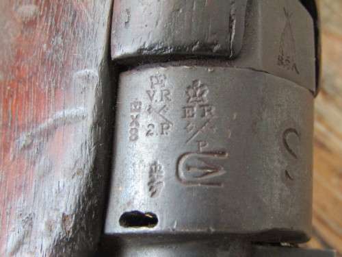 Antique original 1909 LSA & Co. Rifle, original markings, disarmed, excellent condition, 1m long