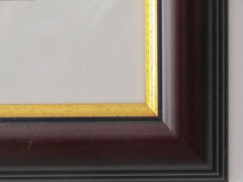 Original Vangani Itai mixed media on paper framed painting, 28cm x 41cm, excell investment (R4000)