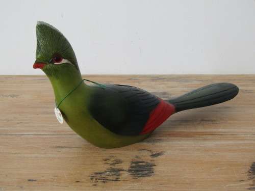 Vintage Feathers Gallery original, Knysna, Loerie, hand crafted collectors edition