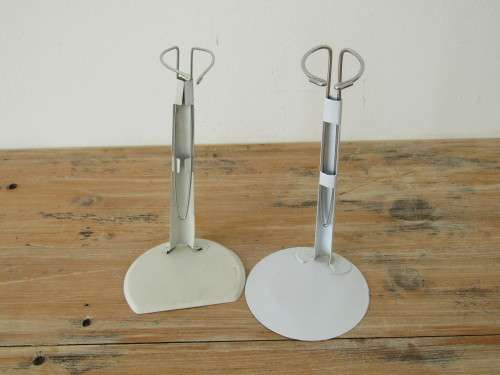 2 x Vintage porcelain Dolls with wooden Bench, 40cm dolls and 54cm bench.