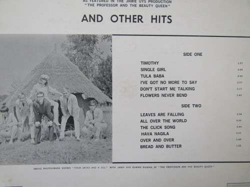 Four Jacks and a Jill LP, vinyl record, vintage - many others available