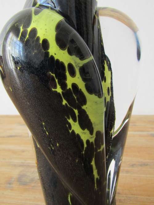 Vintage Ronneby Swedish hand made art crystal Eagle ornament, 23cm high, excellent condition