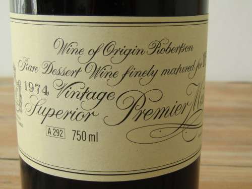 1974 The house of Charles rare collection 16 year Superior Red Muscadel, numbered-only 14530 bottled