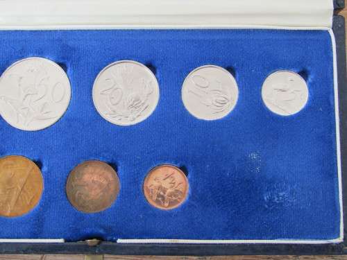 1976 South African Mint proof coin Set, original box