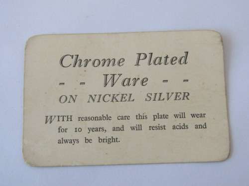 Vintage 6 place boxed Bone handle Fish fork and knife Set, Chrome plate on Nickel Silver, 12 piece