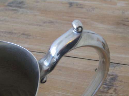 Vintage Silverplated large water Jug with ice guard, 24cm high