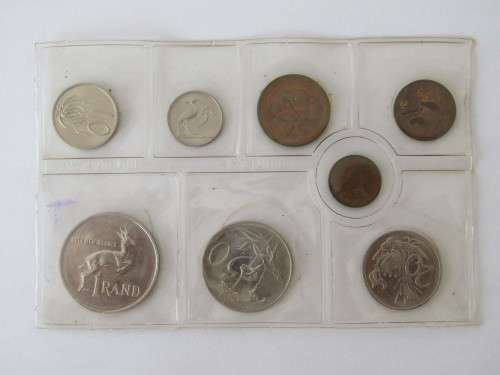1979 SA Mint proof coin set in sheet