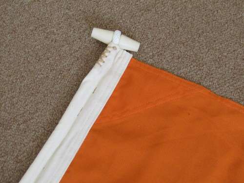 Very large original old South African Police Flag, 1985, excellent condition, 180cm x 270cm